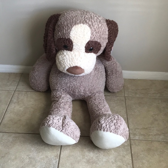 Cuddly Plush Puppy Toy - Tan and White,All Products : American Fashion Style Bags On Sale
